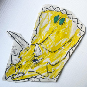 This a picture of a dinosaur